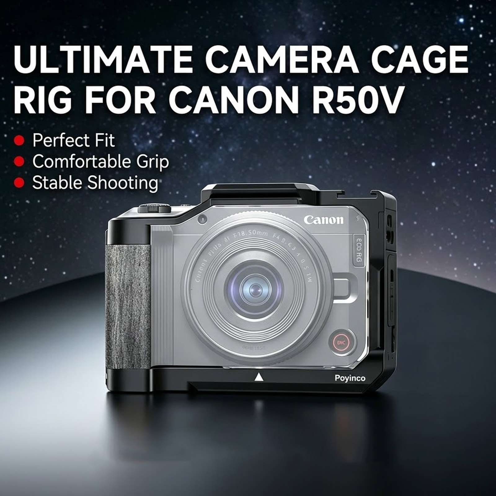Aluminum Alloy Camera Cage for - Canon Camera Eos R50 recension och pris