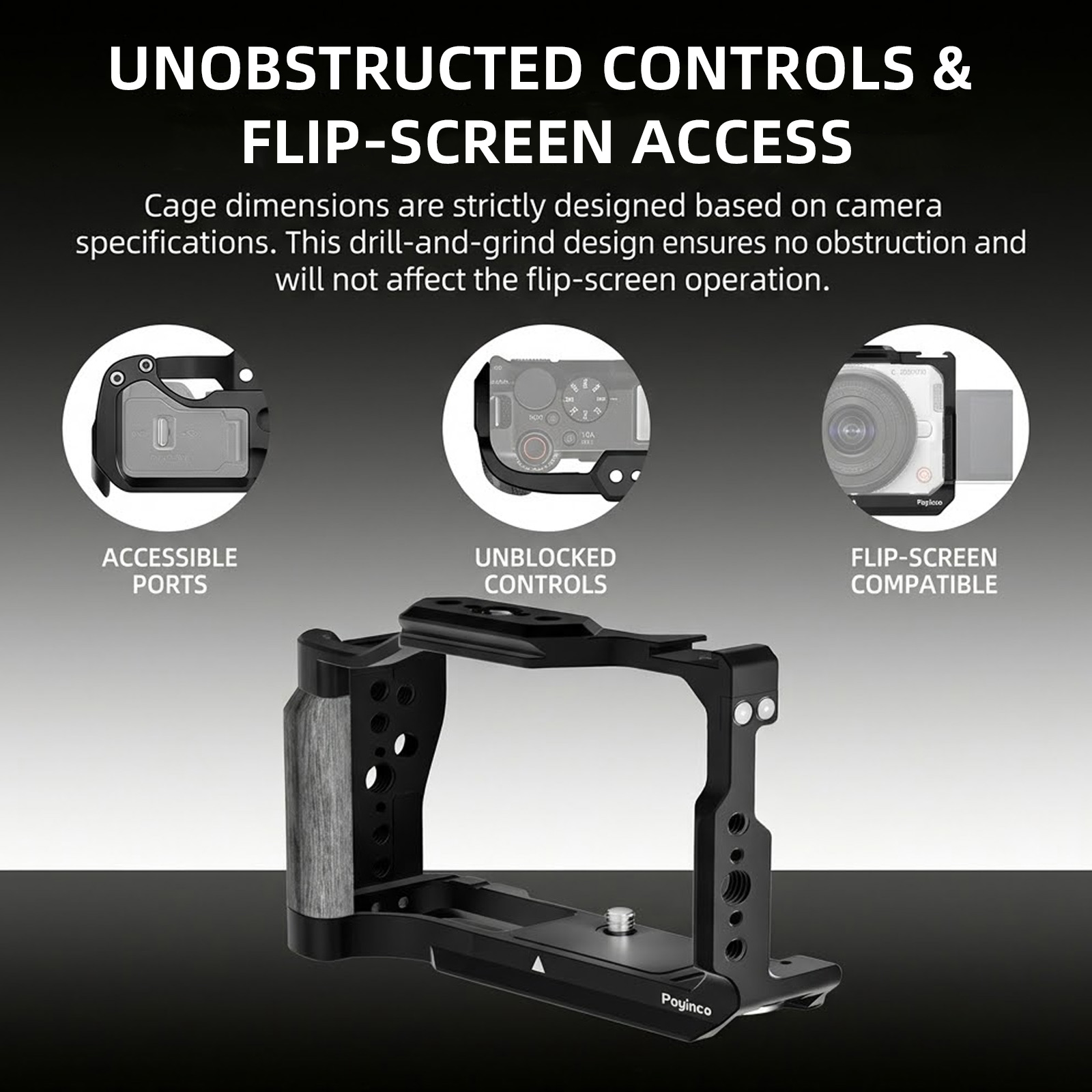 Aluminum Alloy Camera Cage for - Canon Camera Eos R50 recension och pris